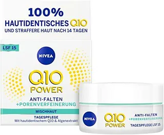 Nivea Q10 Power anti-arrugas + la racionalización porenverfeinernde Día Cuidado Para rejuvenecedora