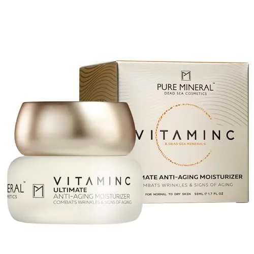 PURE MINERAL - Crema Facial Anti-Edad con Vitamina C
