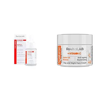 RevitaLAB, Sérum facial, 30 ml & Hyaluron Anti-Aging Day and Night Cream