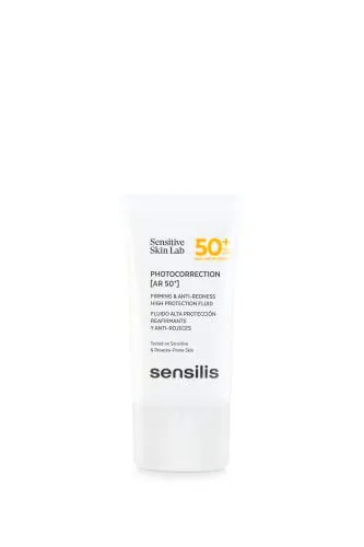 Sensilis - Photocorrection AR SPF 50+, Crema Solar Facial que Reduce el Enrojecimiento de Sensilis