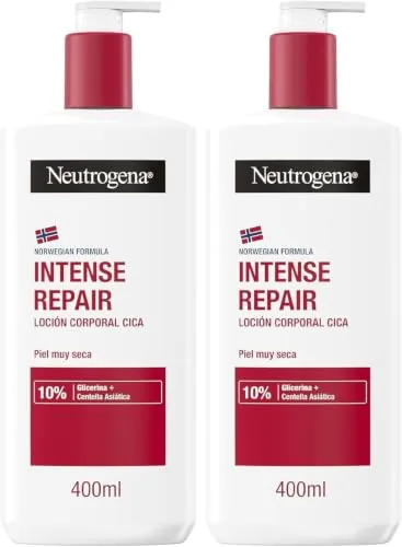 Neutrogena Fórmula Noruega Loción Corporal CICA Reparación intensa para piel seca (400 ml)