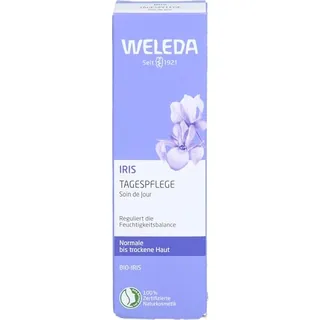 WELEDA Iris Tagespflege reguliert die Feuchtigkeitsbalance von normaler bis trockener Haut