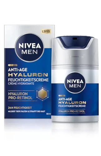 NIVEA MEN Crema hidratante antiedad con ácido hialurónico