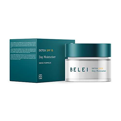 Marca Amazon - Belei Crema hidratante détox con FPS 15, 50 ml