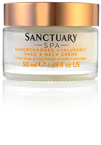 Crema facial hialurónica sanctuary spa supercargada para el rostro y el cuello, 50 ml