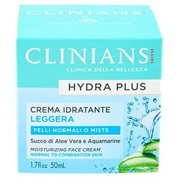 CLINIANS HYDRA PLUS, crema facial hidratante ligera para pieles normales o mixtas