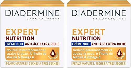 Crema de noche Diadermine Expert Nutrición 3D, 50 ml