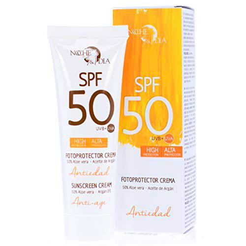 Noche Y Día Fotoprotector Solar Crema Spf 50, Incoloro