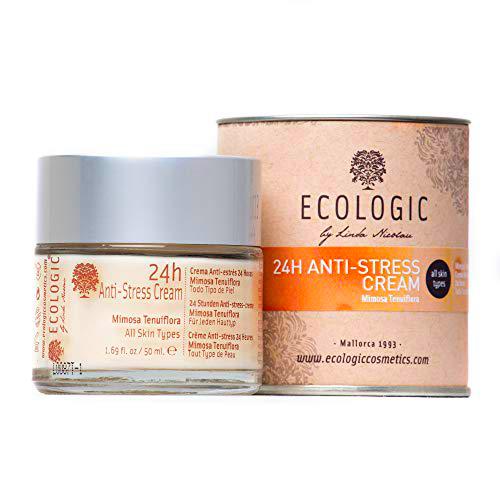 Crema Facial Anti Estrés 24h (Mimosa Tenuiflora y Manzanilla)
