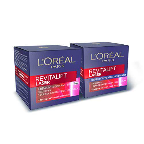 L'Oréal Paris Revitalift Láser Set de Crema de Día y Crema de Noche Anti-Edad