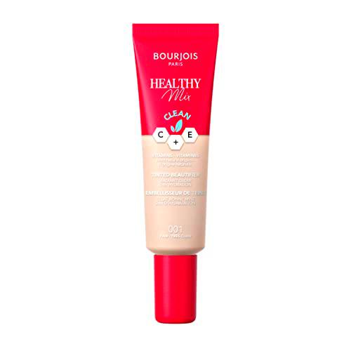 Bourjois Healthy Mix Tinted Beautifier - Crema facial con color tono 001, 30ml