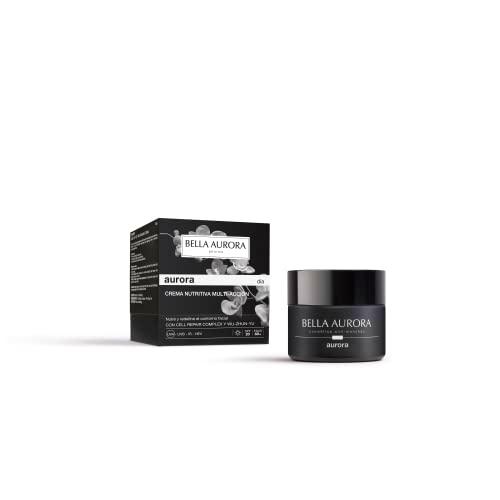 Bella Aurora Crema Nutritiva Multi Acción de día para Todo tipo de Pieles SPF 20 | Aporta Luminosidad