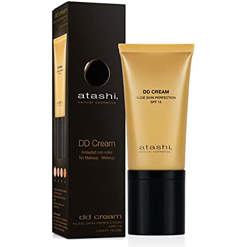 Atashi Cellular Cosmetics DD Cream Antiedad, Tratamiento Antiedad con Color, No Makeup