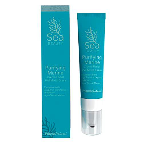 Prisma Natural | Crema Cara Piel Mixta o Grasa Mujer y Hombre | Piel Seborreica Despigmentante Regeneradora Iluminadora | Con Activos Antiedad | Cerrar Poros Abiertos | Uso Diario | 50 ml