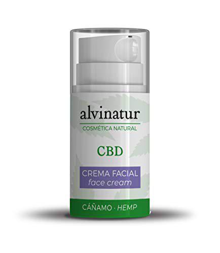ALVINATUR - Crema facial CBD 50ml, Día y noche, Todo tipo de piel