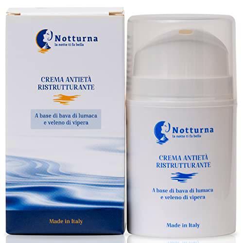 Notturna Crema facial baba de caracol y veneno de Vipera biológica 50 ml
