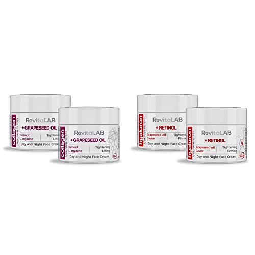 RevitaLAB Grapeseed Oil Día y Noche Antiarrugas Hidratante Multipaquete Rostro Crema