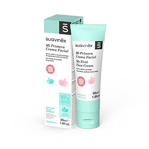 Suavinex, Crema Facial para Bebés, Apta para Recién Nacidos