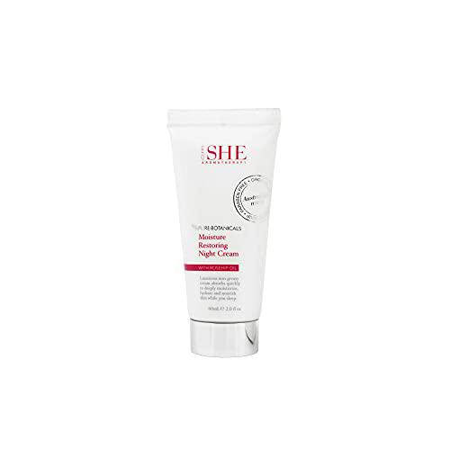 Om She Pure Botanicals Moisture Restoring With Organic Rosehip Oil Night Cream 60ml