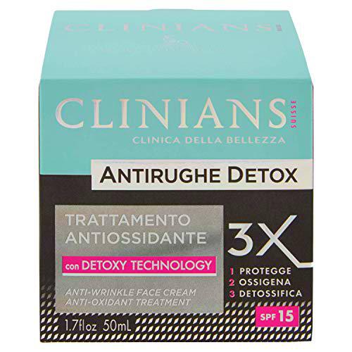CLINIANS ANTIRUGHE DETOX tratamiento antioxidante SPF 15