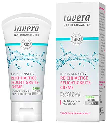 Lavera - Crema hidratante nutritiva y rica en aloe vera y manteca de karité