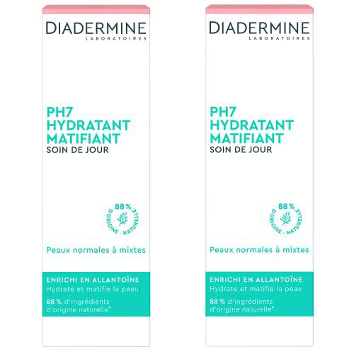 Diadermine - PH7 cuidado de día hidratante matificante - 50 ml - juego de 2