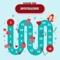 Adventskalender Kackende Tiere 2022: Ein 25 Tage Weihnachts Countdown Geschenk für Freunde