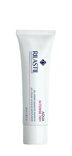 Rilastil Aqua Intense 72 horas, Gel Crema Facial, Hidratante Intensivo para Todo Tipo de Pieles, 40 ml
