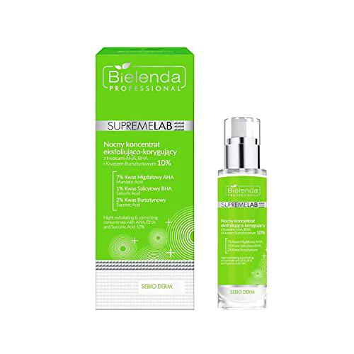 Bielenda Professional Supremelab Sebio Derm Night-time exfoliating and corrective concentrate 30 ml