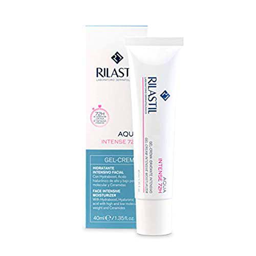 Rilastil Aqua Intense 72 h - Gel Crema Facial, Hidratante Intensivo para Todo Tipo de Pieles