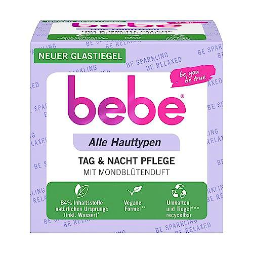 bebe Cuidado de día y noche (50 ml), crema facial hidratante para todo tipo de pieles