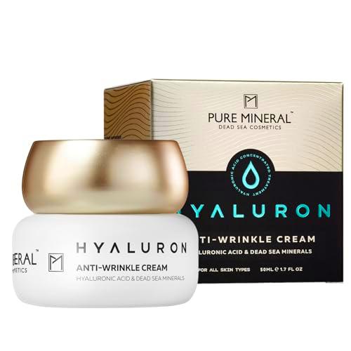 Pure Mineral - Crema Antiarrugas Hialurónico para Todo Tipo de Pieles