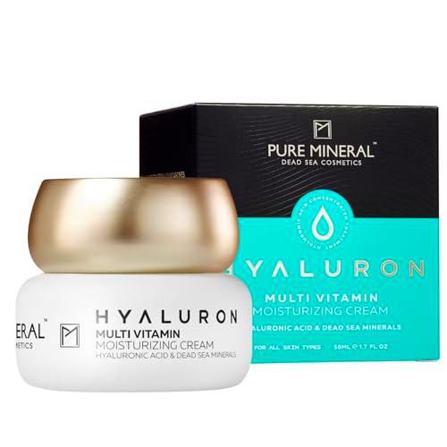 Pure Mineral - Crema Hidratante Multi-Vitaminas Hialurónico para Todo Tipo de Pieles