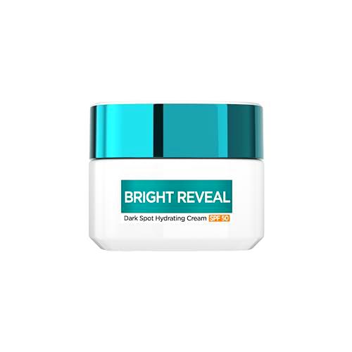 L'Oreal Paris Bright Reveal Crema Hidratante Reductora de Color con SPF 50, 50 ml