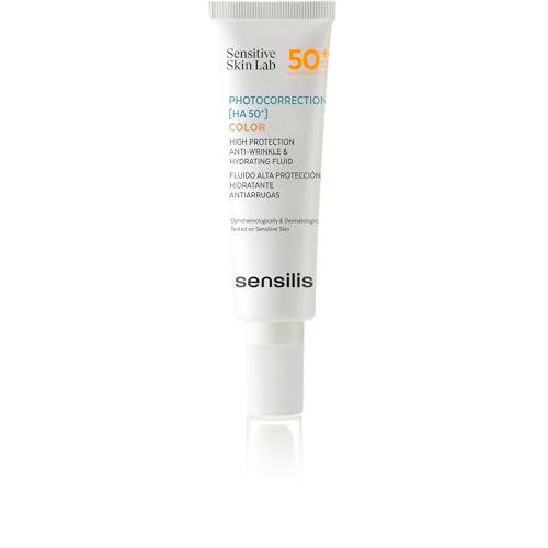Sensilis Photocorrection HA SPF50+ Color - Crema Facial con Fotoprotección Alta