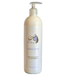 CREMA ÁCIDA EVA VISNÚ 500 ml. Emulsión equilibrante y descongestiva para todo tipo de pieles.