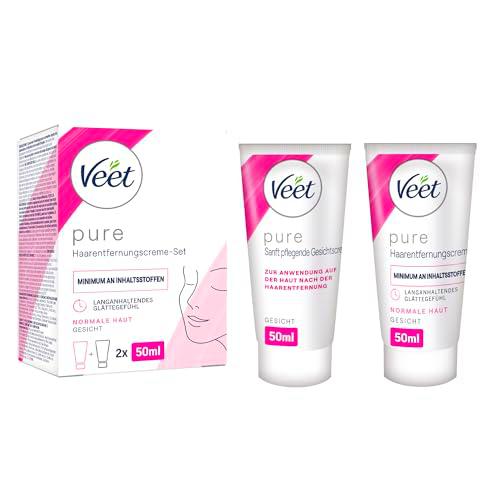 Veet Pure Depilación Facial - Crema para el labio superior