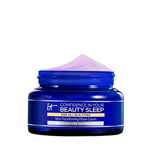IT Cosmetics, Crema de Noche Hidratante Antiedad, Mejora la Renovación Celular